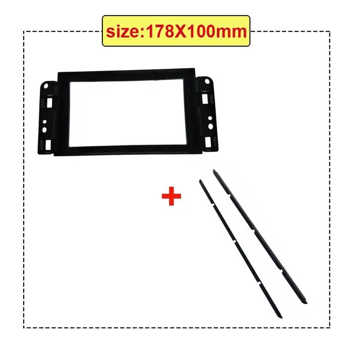 2Din Fascia adapté pour Chevrolet Aveo Lova Captiva Gentra Radio DVD panneau stéréo montage sur tabl