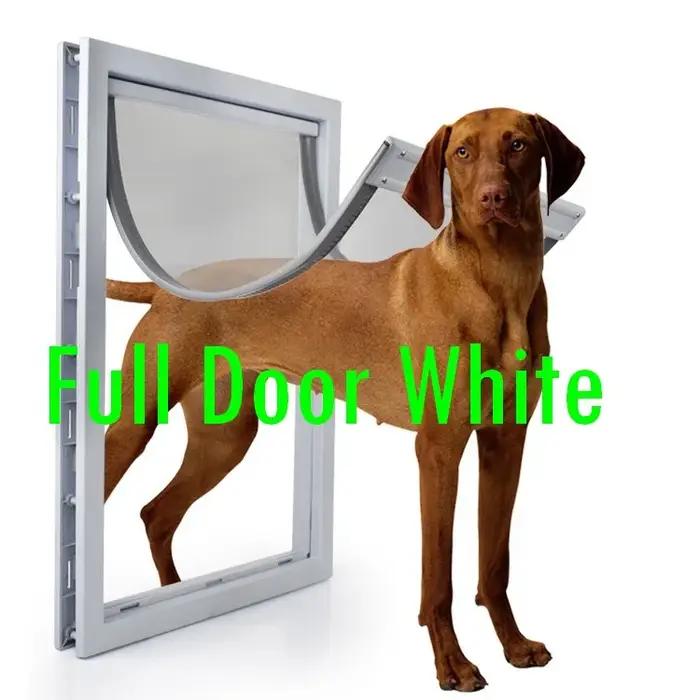 Grande porte pour gros chien pour portes en bois, haute qualité, ABS, flamme, PVC, entrée, rabat ext