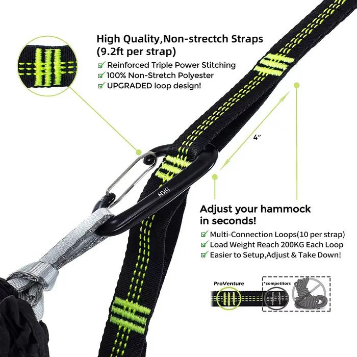 Hamac parachute, filet anti-insectes multifonctionnel, étanche, coupe-vent, ultraléger, tente aérien