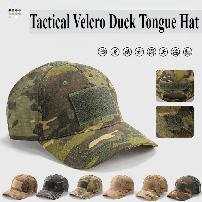 Casquette baseball tactique printanière avec patch velcro - Protection UV unisexe outdoor