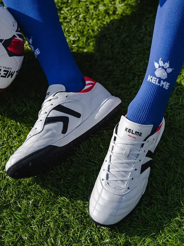 KELME – chaussures de Football TF, crampons en peau de mollet, baskets d'entraînement de Football originales professionnelles, ZX80011017