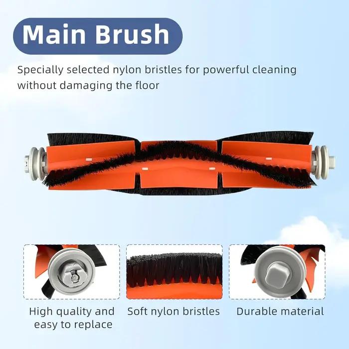 Pièces de rechange et accessoires pour aspirateur robot Dreame Bot D10 Plus RLS3D : filtre HEPA, bro