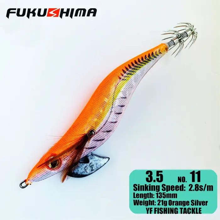 FUKUSHIMA 2-3.5 gabarits d'équilibre EGI leurre pêche au bois grillage BAIT coupe octopères queue br