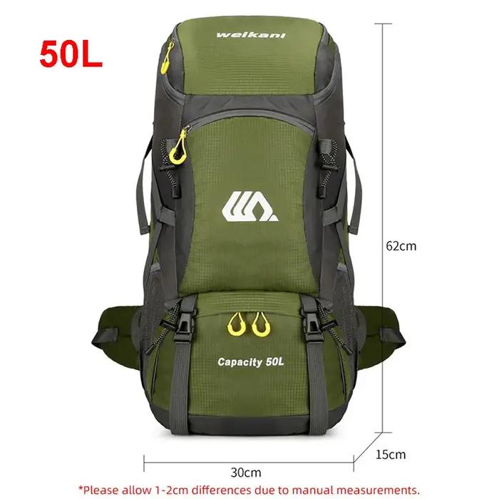 50L voyage sac à dos Camping hommes grand sac de randonnée touristique sac à dos étanche Sports de p