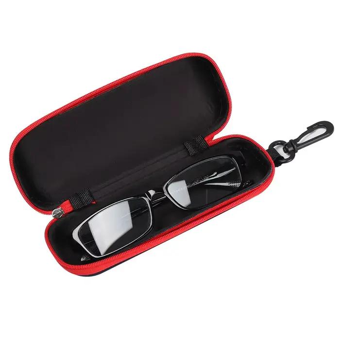 Boîte à Lunettes en Tissu Denim à Fermeture Éclair, Conteneur de Protection, Étui pour Lunettes de L