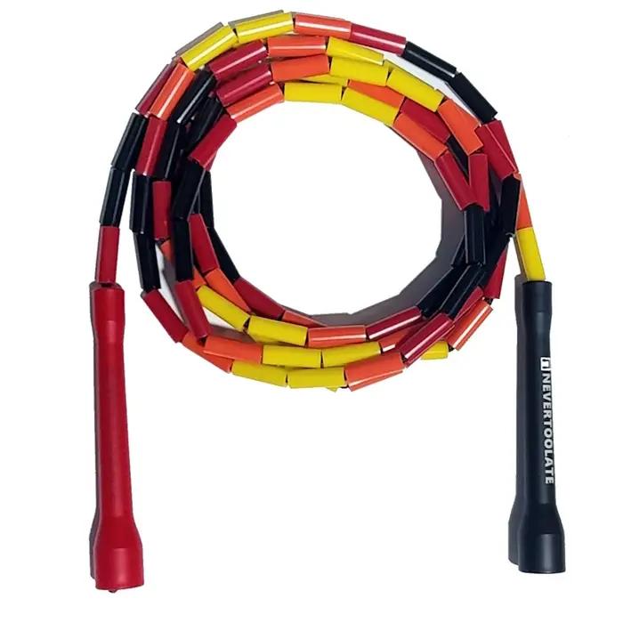 Corde à sauter perlée NEVERTOOLATE X ROPE 7mm durable pour femmes compétition sportive danse et fitness