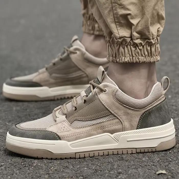 Baskets Légères Respirantes et Confortables à Semelles Souples pour Homme, Chaussures de Marche et d