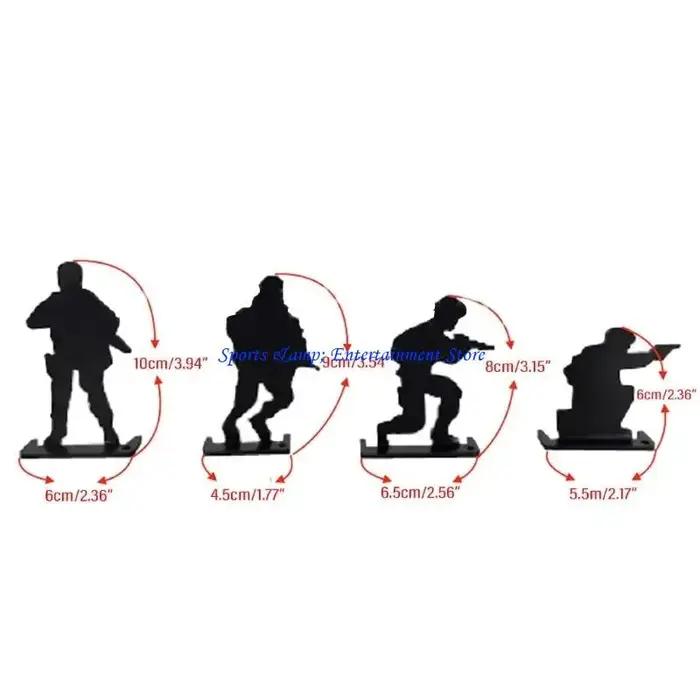 G7NF Small Targets Animal Soldier Tobusting Cibles pour le jeu tir en salle