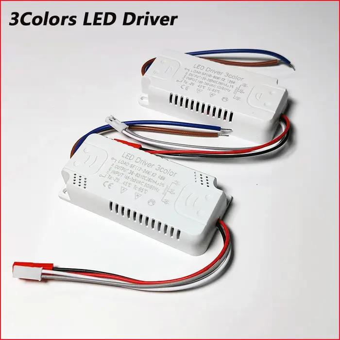 Driver LED 3 couleurs 40-60W×2/60-80W×2 pour bande LED à courant constant, entrée d'alimentation AC1