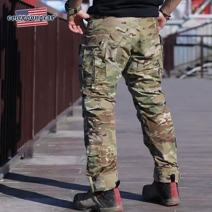 Pantalon tactique Emerson Gear G3 camouflage chasse - Cargo homme devoir tir professionnel qualité