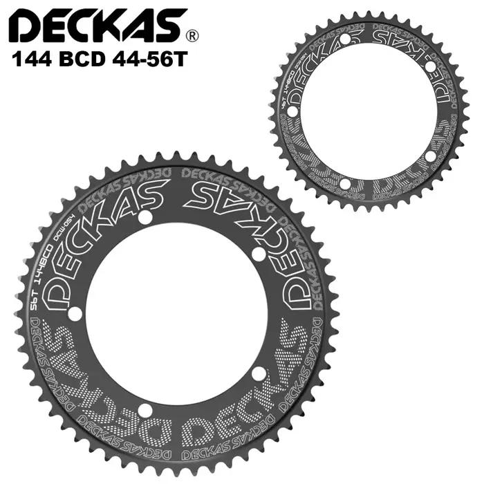Deckas 144BCD plateau 44T 46T 48T 50T 52T 54T 56T plateau simple grandes dents pour vélo TMB