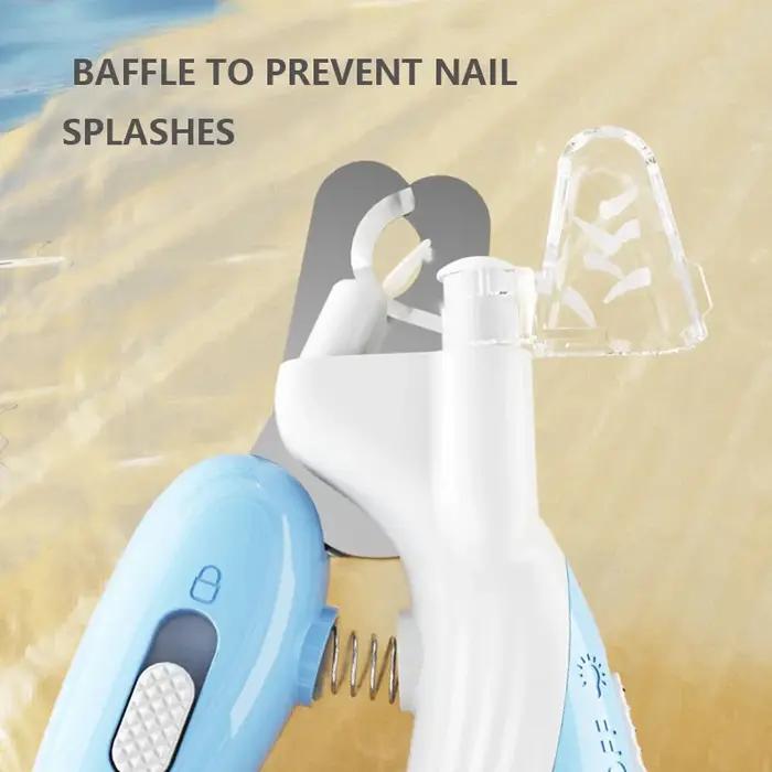 Coupe-ongles professionnel pour animaux de compagnie avec lumière LED ciseaux de toilettage pour griffes