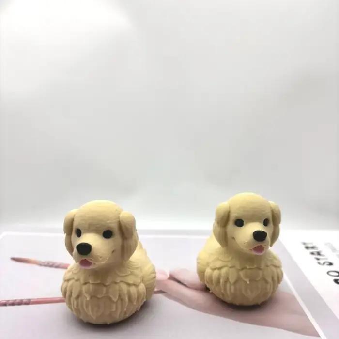 Statue de canard de chien de chasse imprimée en 3D, Statue de canard à tête de chien mignonne et réaliste, décoration de jardin, de pelouse et de terrasse