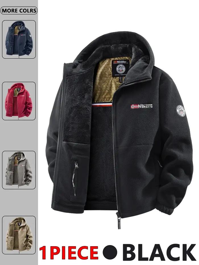 Veste à capuche d'extérieur d'automne et d'hiver pour hommes, adaptée à un usage quotidien à la maison, pour les voyages, les fêtes, les déplacements, la mode en plein air polyvalente, améliore le tem