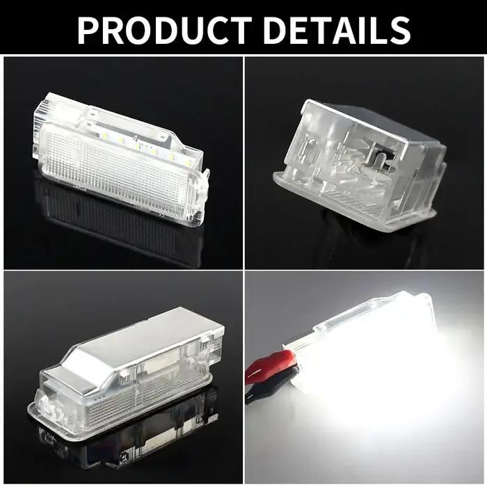 Lampe LED pour coffre et coffre, 2 pièces, coffre de pied sous porte, boîte à gants, lumière pour Pe