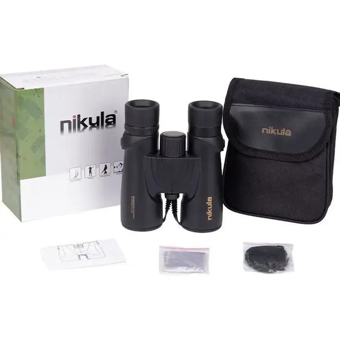 Jumelles Nikula 10x42 HD étanches pour chasse - Grand angle et vision nocturne optimale