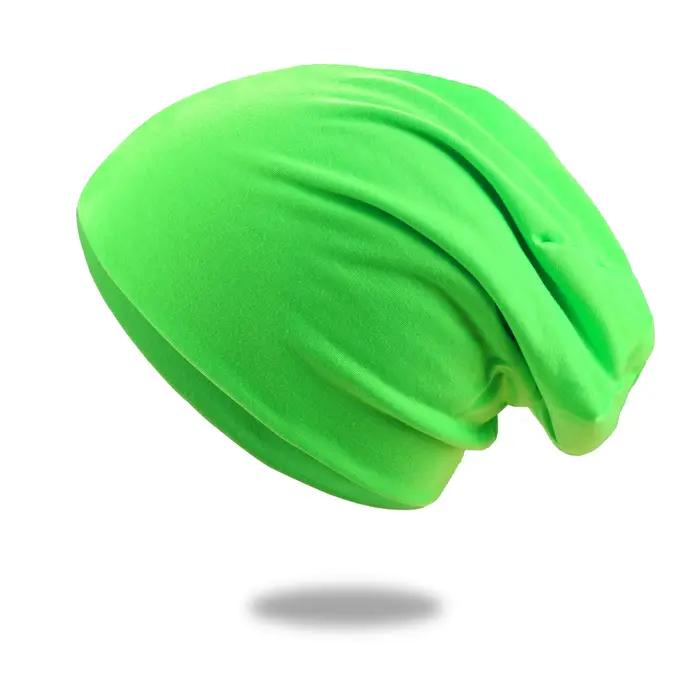 Bonnet en élasthanne et polyamide unisexe doux et léger pour hommes et femmes, adapté aux quatre saisons, pour activités sportives et looks décontractés