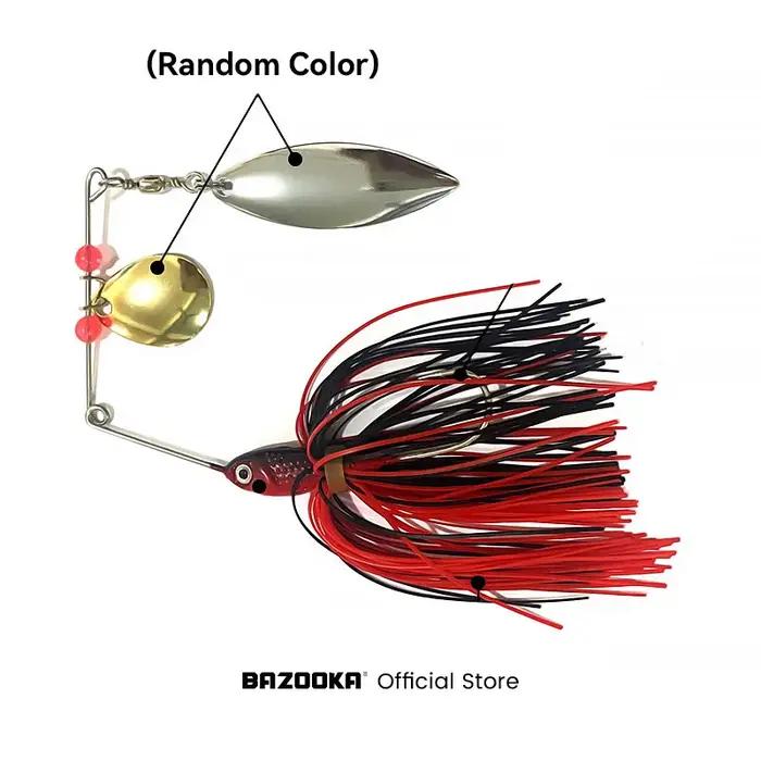 Bazooka 15g 18g Spinnerbait leurre de pêche fil appât métal Spinner Buzzbait Swimbait crochet JIG Ki