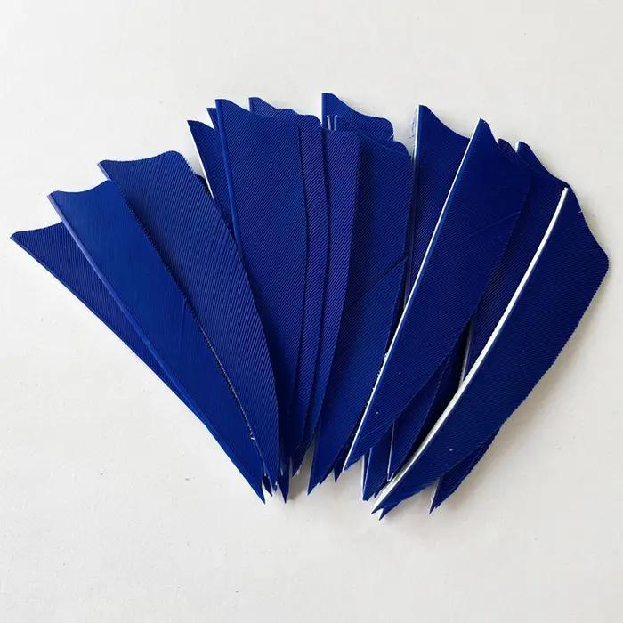 100 pièces hi-q 3 pouces dinde flèche plumes bouclier coupe chasse tir à l'arc Fletching pour arc Fletches accessoires RW