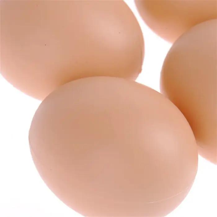 24-6 pièces faux oeufs de poule volaille couche poulailler à couver Simulation Graffiti