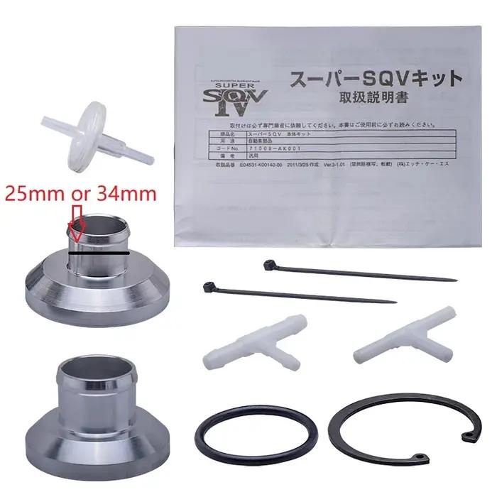 Soupape de décharge universelle HKS BOV, pièces de performance turbo, boîte d'origine, adaptateur de