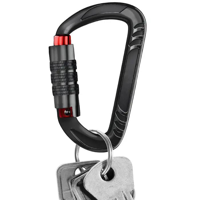 Mousqueton robuste en aluminium pour escalade randonnée camping laisse de chien porte-clés hamacOutdoorAdventureGear