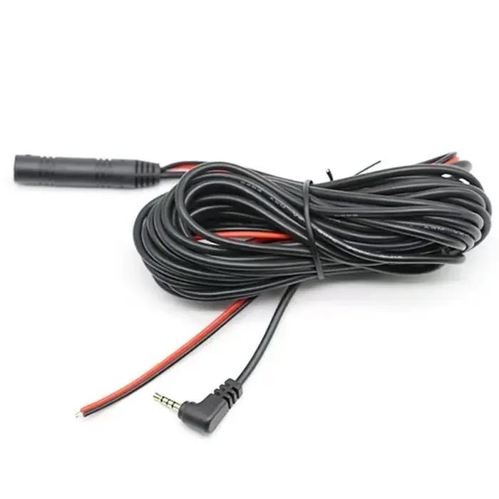 Câble d'extension 4 broches pour caméra de tableau de bord et caméra de recul, avec prise jack 2,5 m