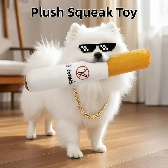 Jouet en peluche interactif pour chien
