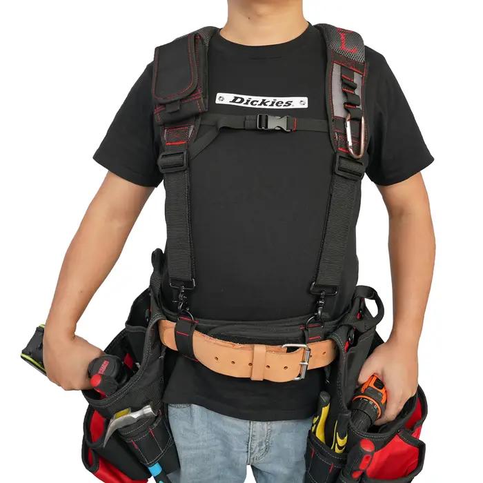 MELOTOUGH Gel travail de Construction porte-jarretelles outil ceinture bretelles avec épaulette en G