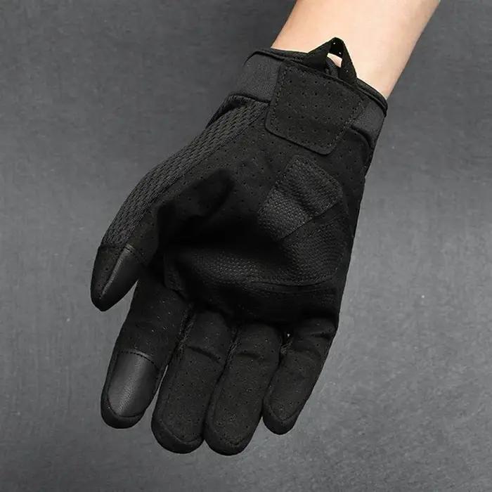 Gants tactiques camouflage compatibles écrans tactiles pour chasse et airsoft - Protection anti-chocs