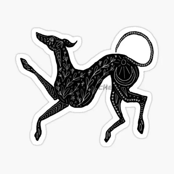 Autocollants de voiture en vinyle auto-adhésif, Lion espagnol, chien, lévrier, fleur, pour ordinateu