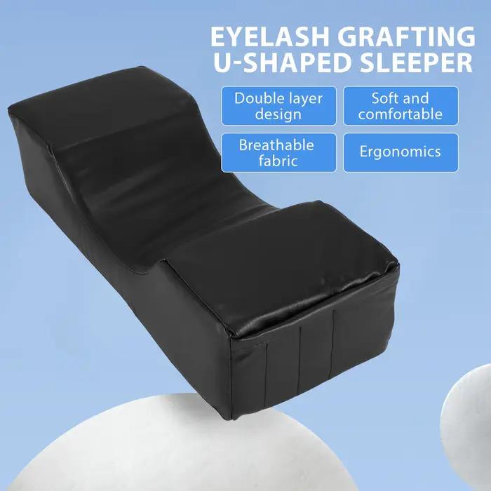 Coussin doux en forme de U pour salon professionnel, extension de cils greffés, oreiller de repos po
