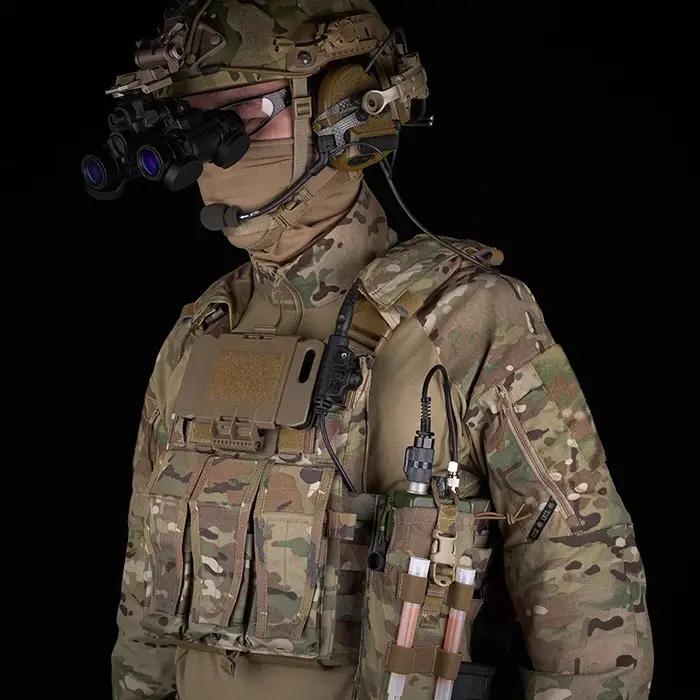 Gilet tactique trapézoïdal détachable rapide pour la chasse en plein air AVS MBAV