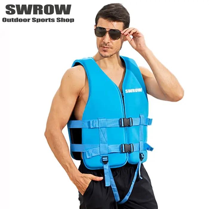Gilet de sauvetage en néoprène pour enfants et adultes, Portable, pour Sports aquatiques, flottabili