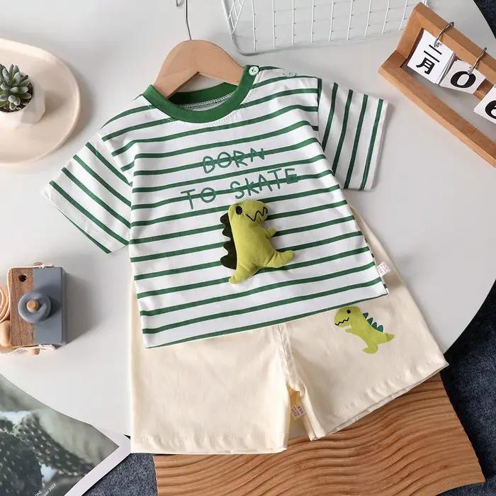 Ensemble de vêtements pour enfants bébé garçon/fille T-Shirt + short