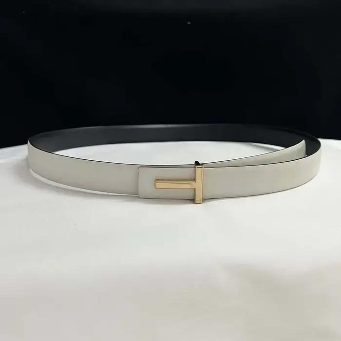 2025 mince 2.5 cm femmes ceinture concepteur dames réversibles en cuir ceintures pour femmes femme c