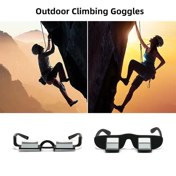 Lunettes d'assurage légères pour escalade - verres transparents haute visibilité et confort optimal