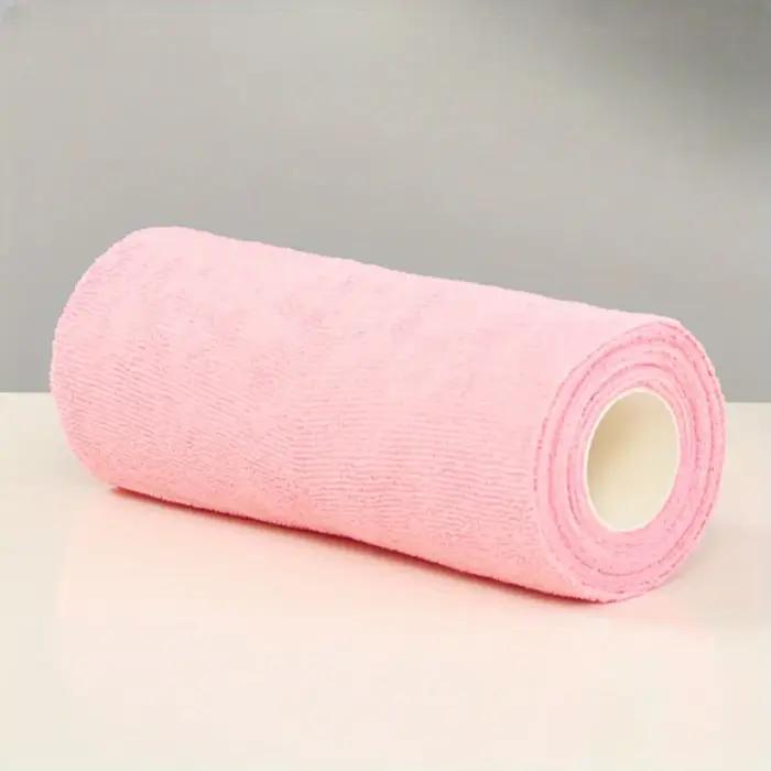1 rouleau/20 chiffons de nettoyage en microfibre réutilisables - serviettes de cuisine