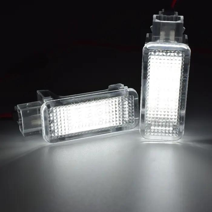 Boîte à gants de courtoisie LED SMD sans erreur, lumière de pied sous la porte pour VW Passat B5 B6
