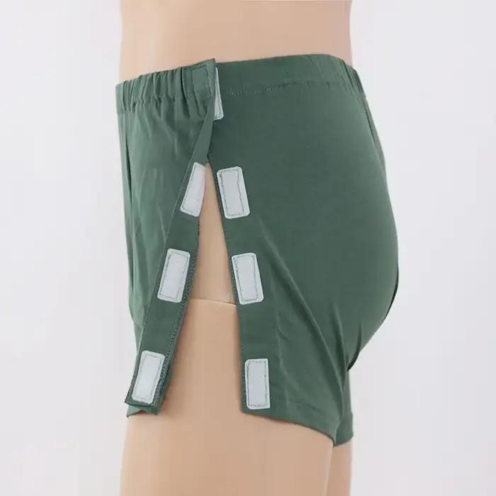 Boxers pour Hommes en Coton Doux Respirant Facile à Porter Multifonctionnels Occasions Spéciales Convalescence Post-Opératoire
