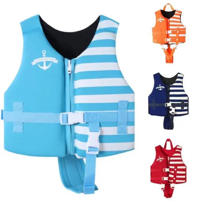 Gilet de sauvetage en néoprène pour enfants, gilet flottant pour Sports aquatiques, garçons et fille