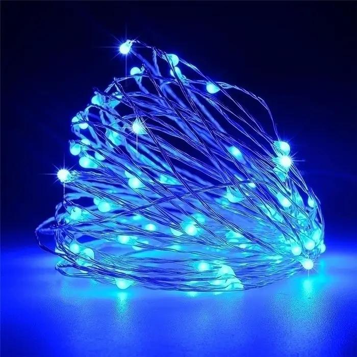 Guirlande lumineuse LED en fil de cuivre 10/20M