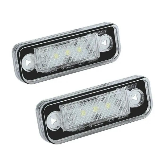 Lampe de plaque d'immatriculation LED pour voiture, 2 pièces, Canbus, pour mercedes-benz classe C/E