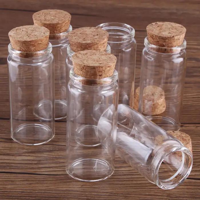 12/24 pièces 20ml 30ml 40ml 50ml 60ml 70ml 90ml 120ml 150ml bouteilles en verre avec liège épices bo