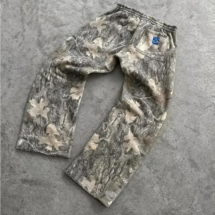 Y2K rétro pantalons de survêtement motif de Camouflage imprimé Streetwear hommes harajuku rue Hip Hop unisexe surdimensi