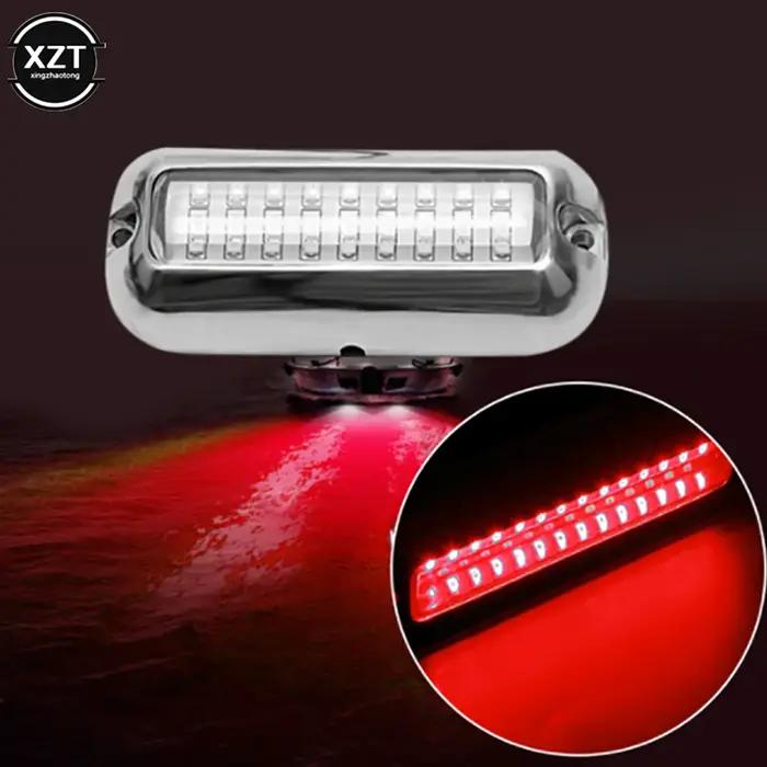 Lampe sous-marine 27 LED en acier inoxydable pour ponton et bateau, résistance à l'eau, sécurité et esthétisme marins