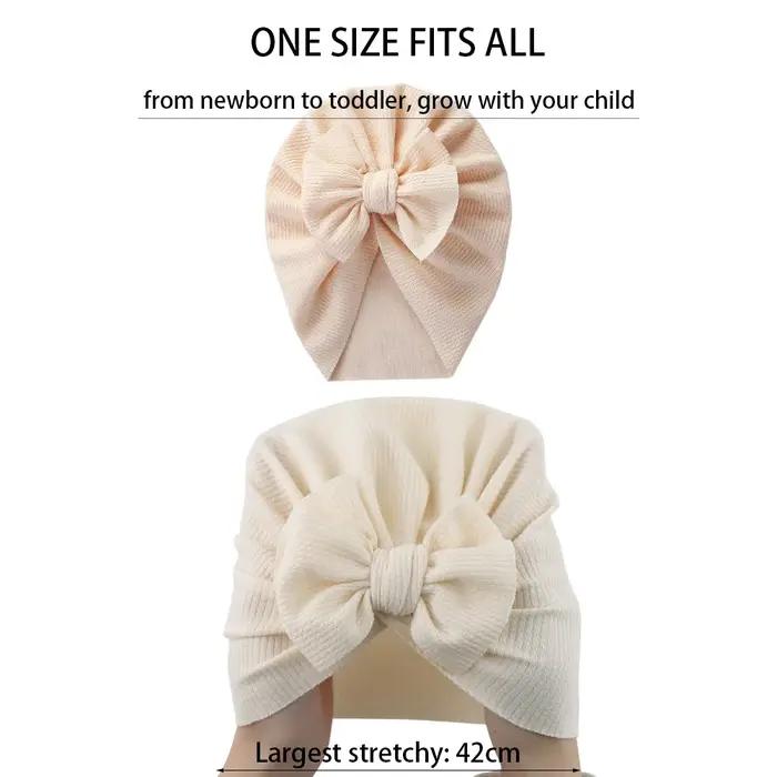 Turban de Lit en Forme de Nministériels d Papillon pour Nouveau-Né Garçon et Fille, Bonnet de Sauna
