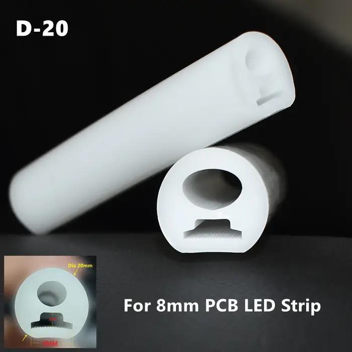 Tube de ULau néon LED, ruban de gel de pton flexible