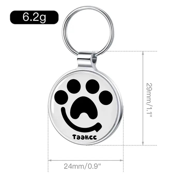 Étiquette d'identification pour animaux de compagnie avec QR code