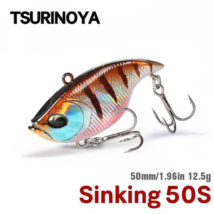 TSURINOYA – leurre rigide coulant vibrant 50S, appât artificiel idéal pour la pêche en hiver, au bro